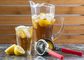 Tragbare Zitronen-Quetscher-Edelstahl-Küchen-Werkzeuge, 74mm Kreis-Kalk Juicer-Presse