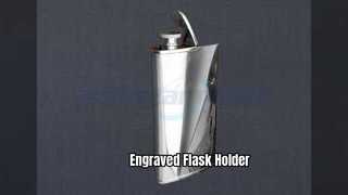 Individuell gravierter Flaschenhalter als Geschenk