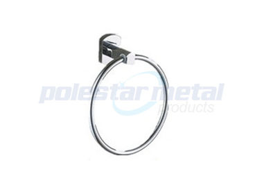 6-1/3“ Breite poliertes Chrom bürstete Nickelbadezimmer-Hardware Tuch-Ring