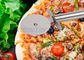 Versandender Polieredelstahl-Pizza-Schneider mit Griff-Füller 198 x 67 x 25mm