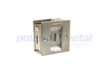 Moderne dekorative Tür-Hardware gebürsteter Nickel-Schiebetür-Zug mit Verschluss 82mm