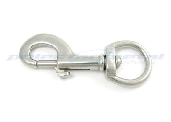 Kundengebundener Edelstahl 304 Carabiner-Karabinerhaken-D-Ring-Schwenker für Handtasche